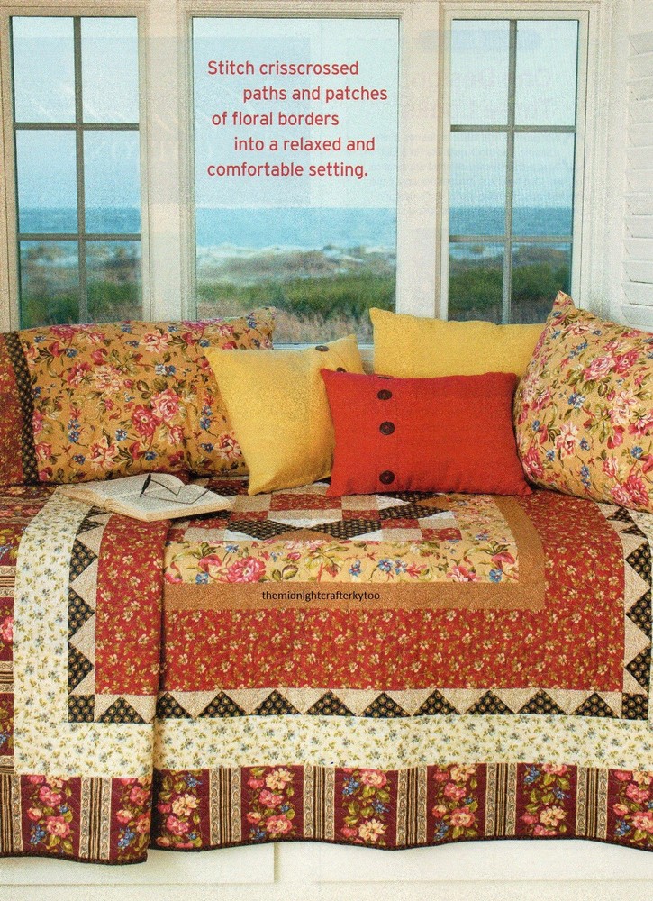 Cottage Breeze Quilt Pattern Pieced DS