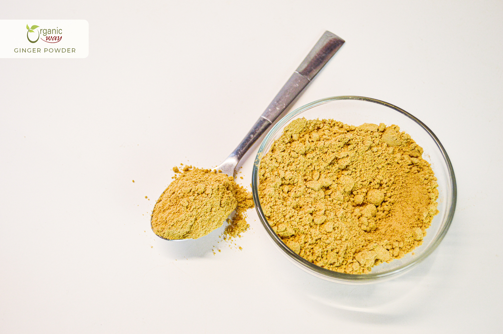 Organic Way Ginger Root Powder - Organic, Kosher & USDA Certified (1/2LBS / 8Oz)