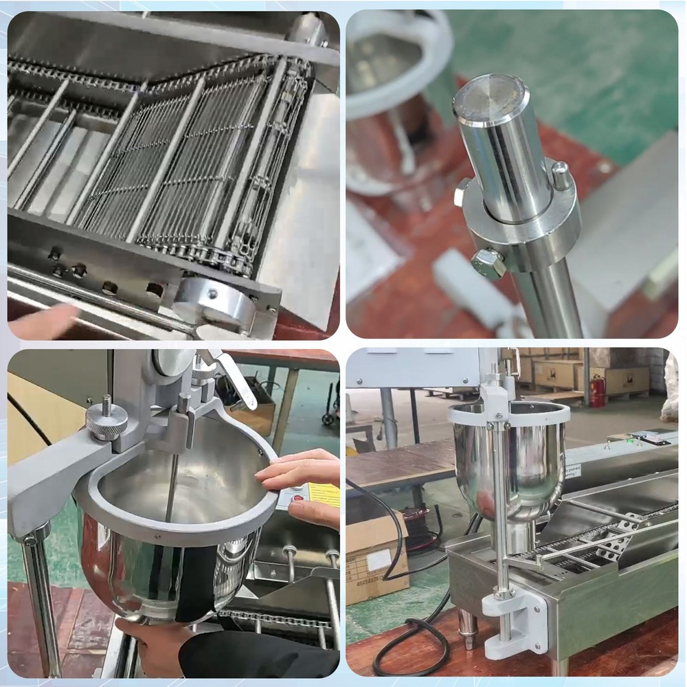 Kolice Commercial Automatic Double Rows Doughnut Maker, Donut Machine