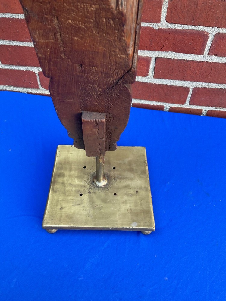 Antique Carved Architectural Element On Stand