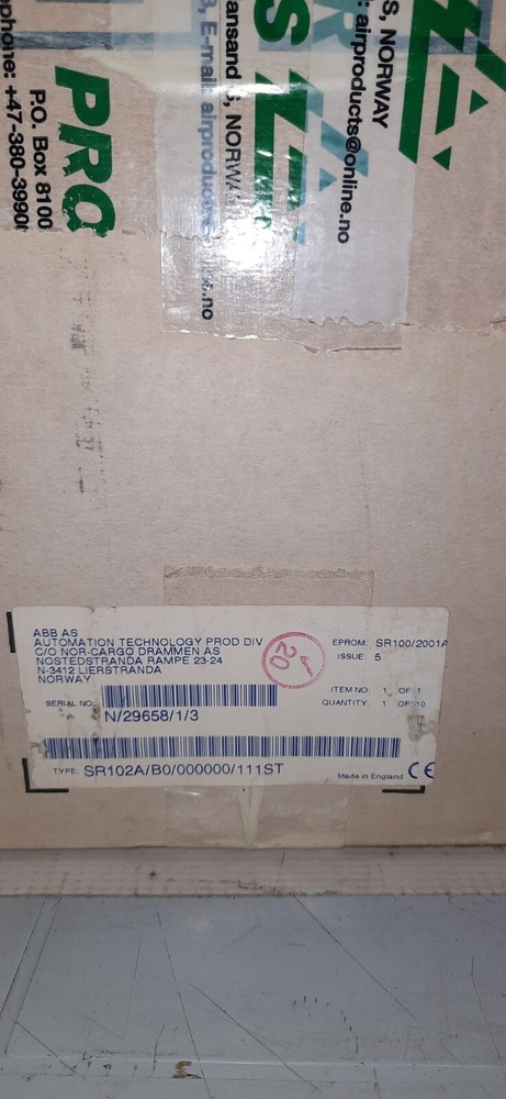 ABB COMMANDER SR100 STRIP CHART RECORDER SR102A-B0