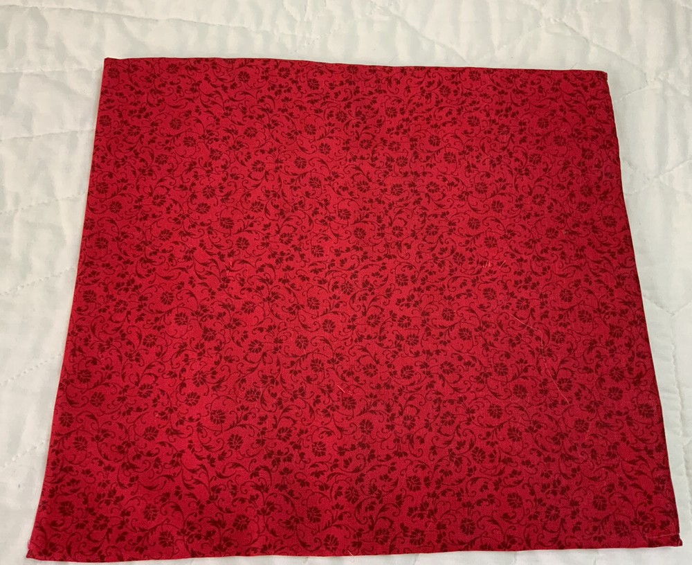 Vintage Patchwork Quilt Table Topper, Triangles, 1930’s, Calico Prints, Multi