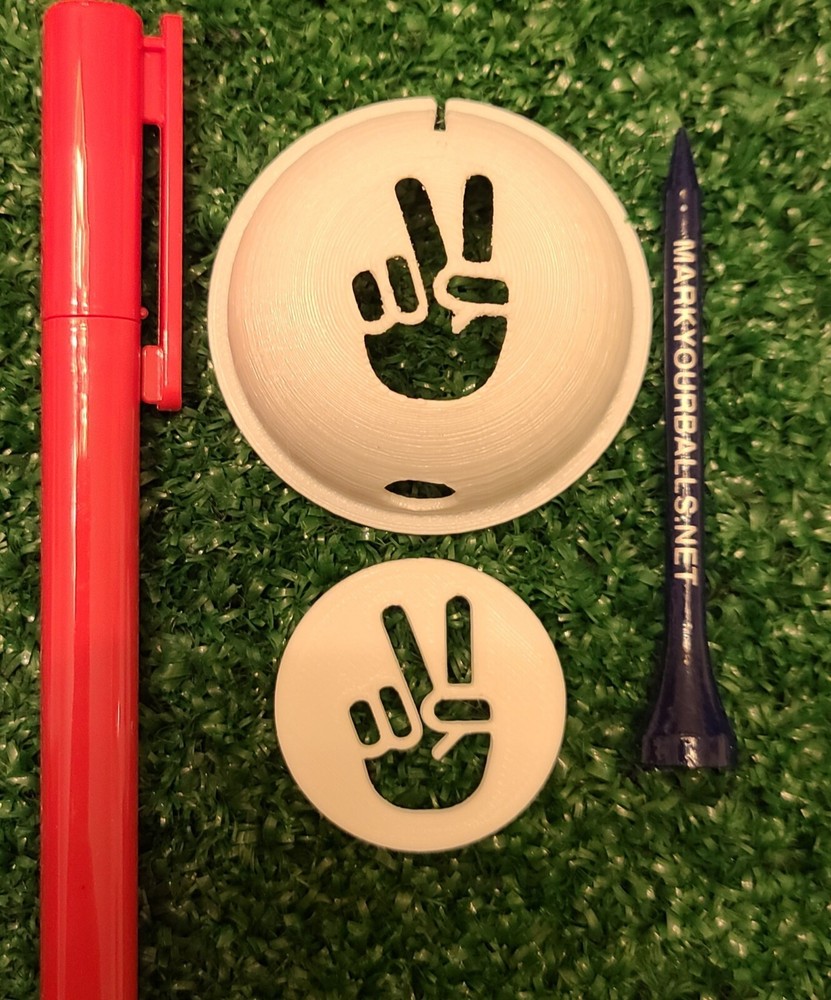Custom Golf Ball Markers & Stencils