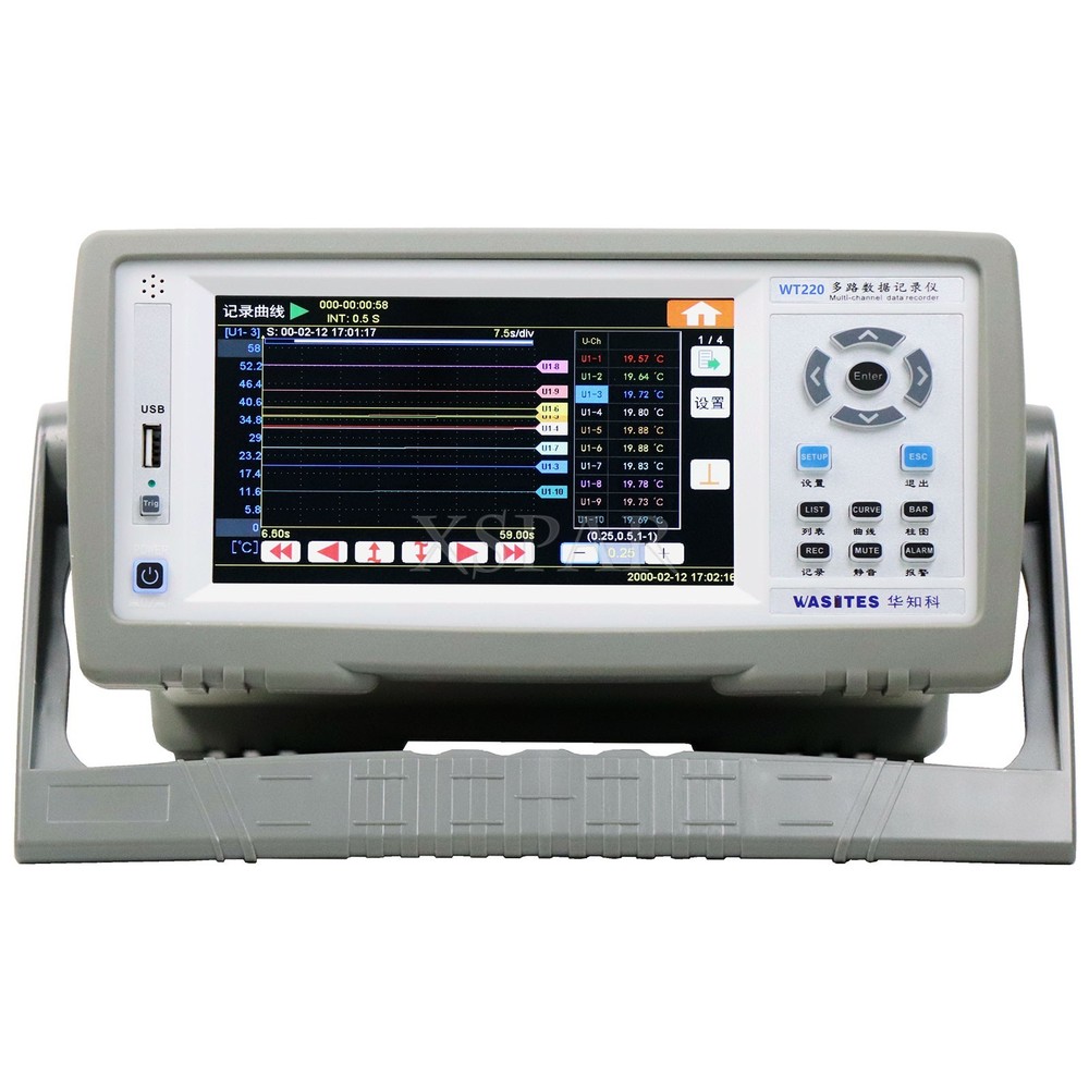 WT220 Data Logger Multi-Channel Data Analyzer High-Speed Version Touch Screen