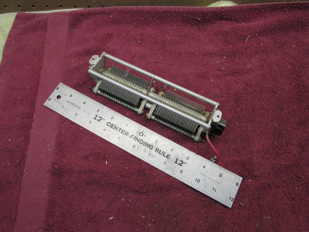Vintage Johnson Air Variable Capacitor HAM Amplifier/Tuner 2x 20-210 pf +/-