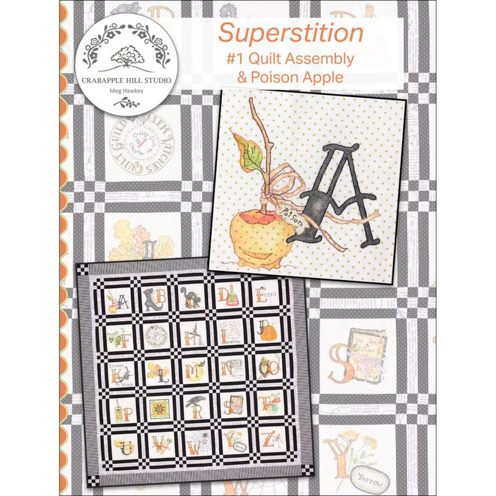 Crabapple Hill Pattern SUPERSTITION 6 PATTERNS (1,2,7,9,10 & 11) Pre-owned OOP