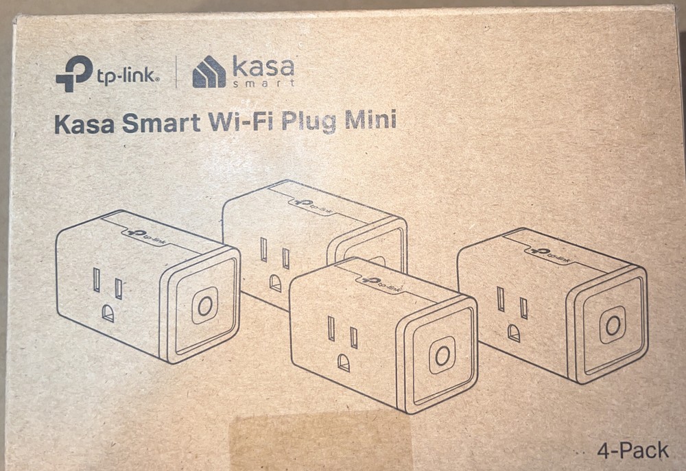 Kasa Smart Wi-Fi Plug Mini by TP-Link (4-Pack) -