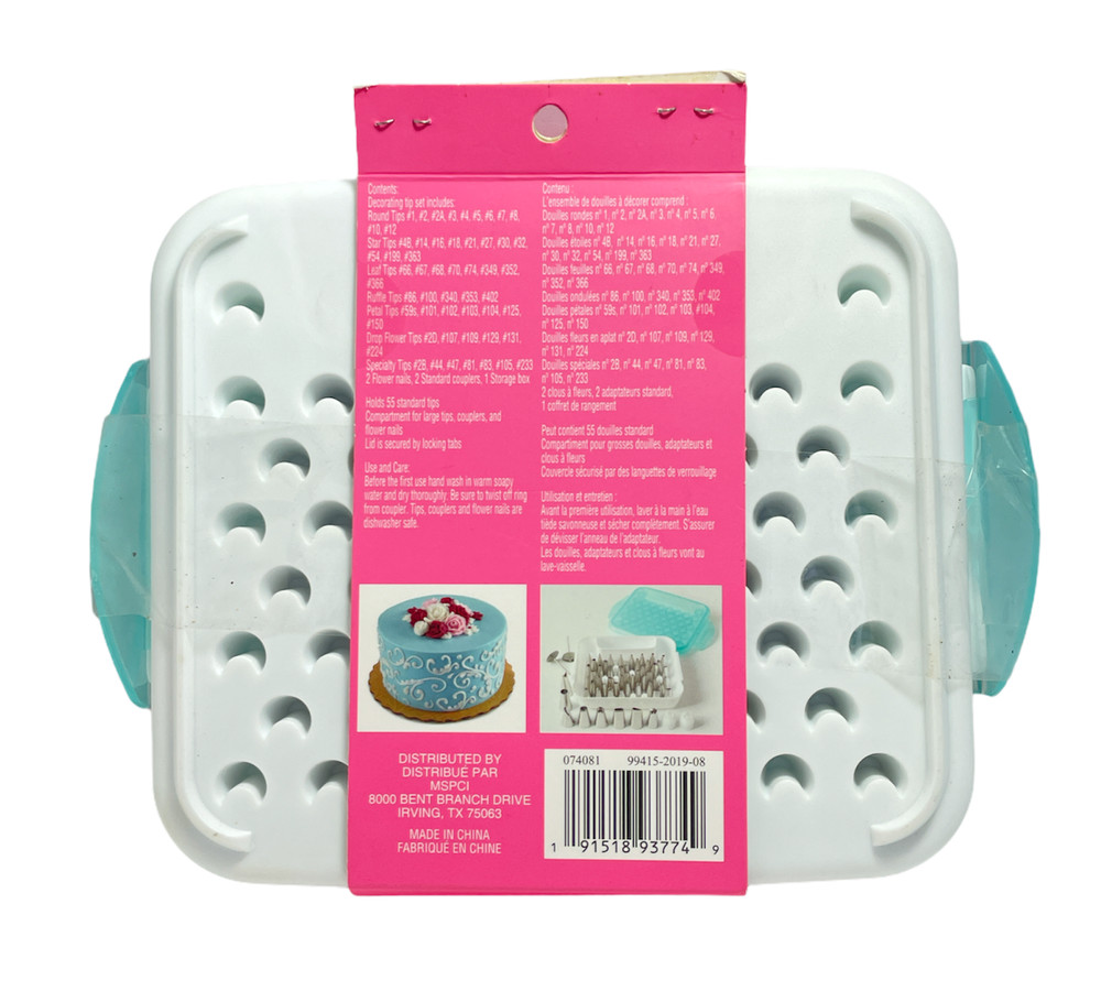 Celebrate It Decorating Tip Set Bakeware *60pc* (074081) NEW SEALED