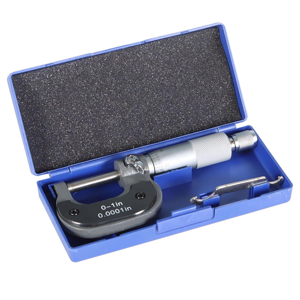 0-1" Outside Micrometer 0.0001" Carbide Tipped Precision Measuring Tool
