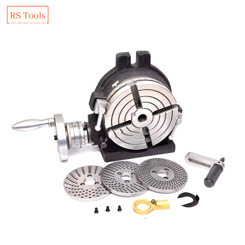 6" Precision Rotary Table Horizontal Vertical & Index plate set dividing plate