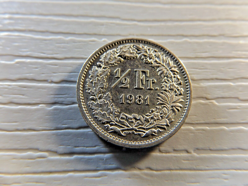Switzerland 1981 HALF FRANC
