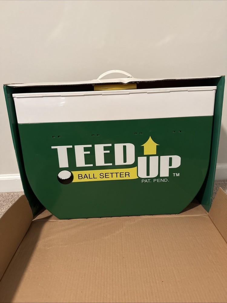 Golf Teed Up Home Driving Range with Gravity Feed Ball Tee Practice System