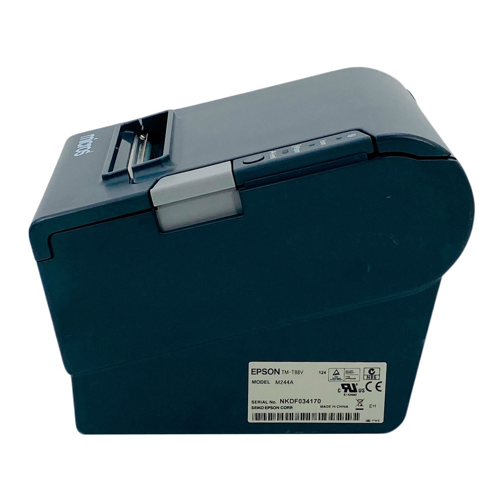 Epson Micros TM-T88V Compact POS Thermal Receipt Printer IDN USB No Adapter