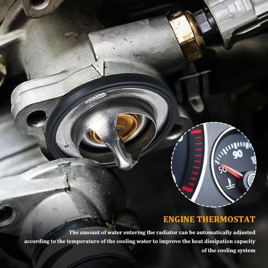 High Performance Automotive Replacement Engine Thermostat with Gasket, Auto Engi