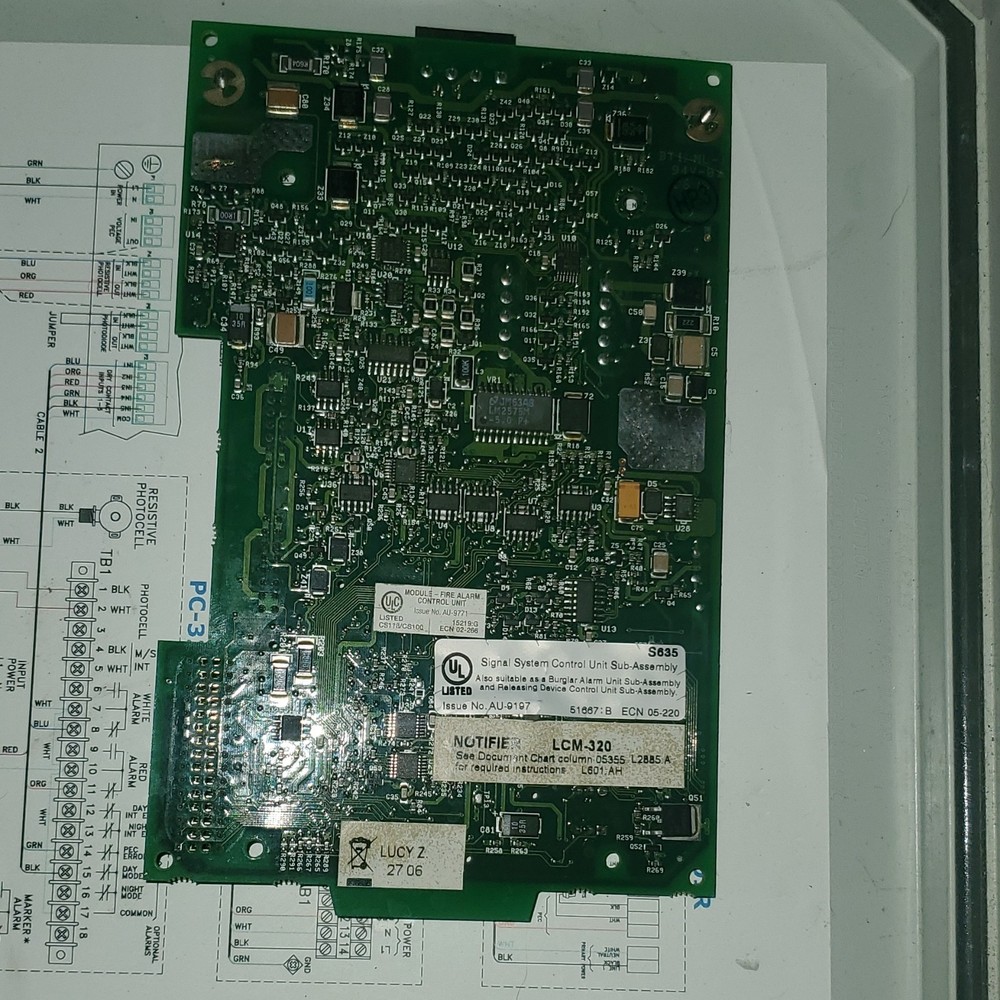 Notifier LCM-320 Fire Alarm Control Panel Module Control Panels & Keypads