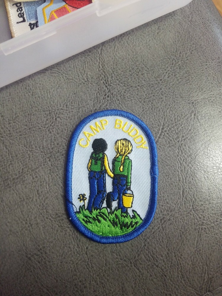 New Girl Scout Patch Camp Buddy Last One