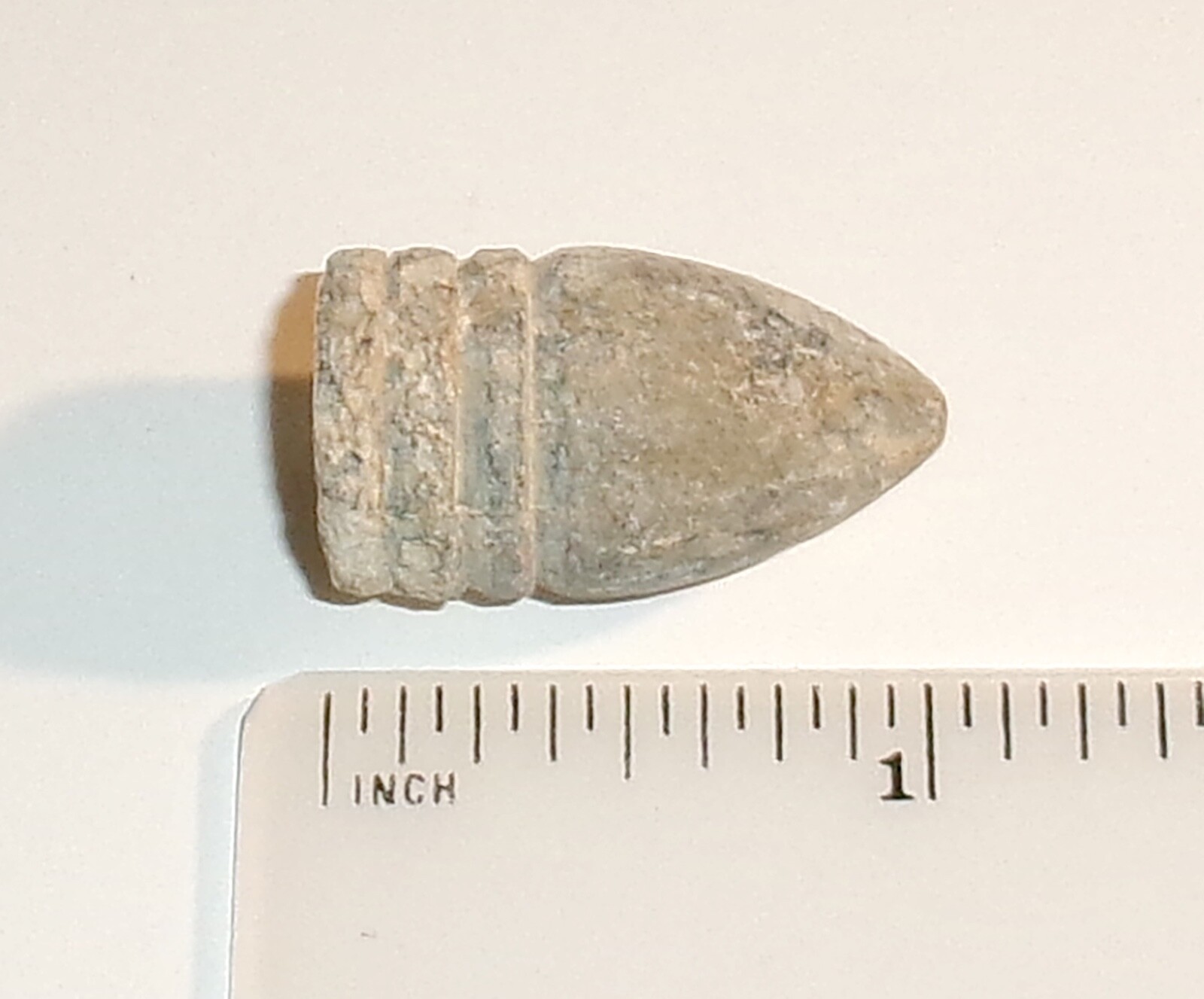 Civil War Bullet Battle of Fredericksburg, Wood Chest, Information Card and COA