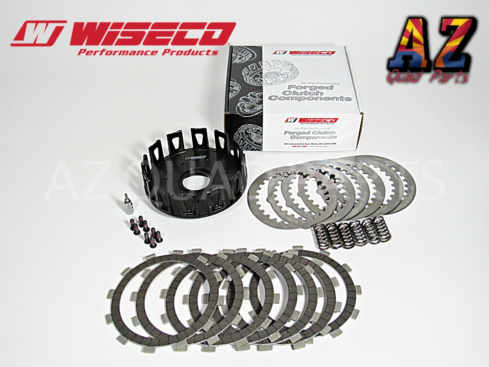 99-25 Yamaha YZ250 YZ 250 Wiseco Black Heavy Duty Clutch Basket Fibers Spring WR