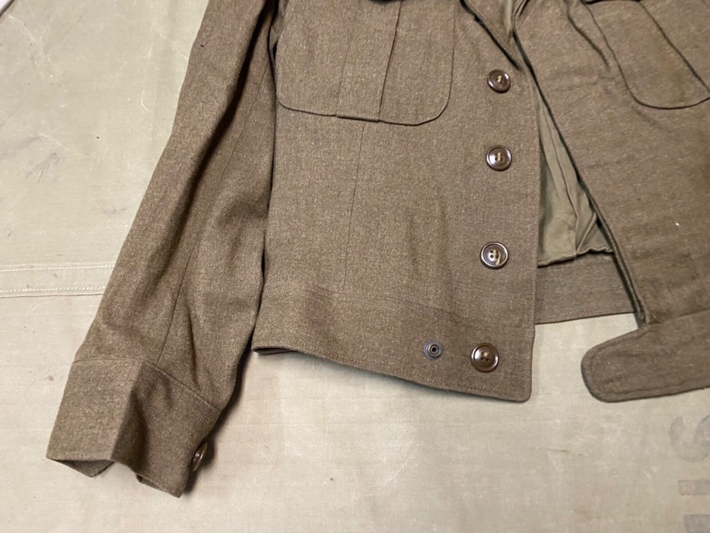 ORIGINAL WWII US ARMY EM NCO M1944 CLASS A IKE JACKET- XSMALL 36R