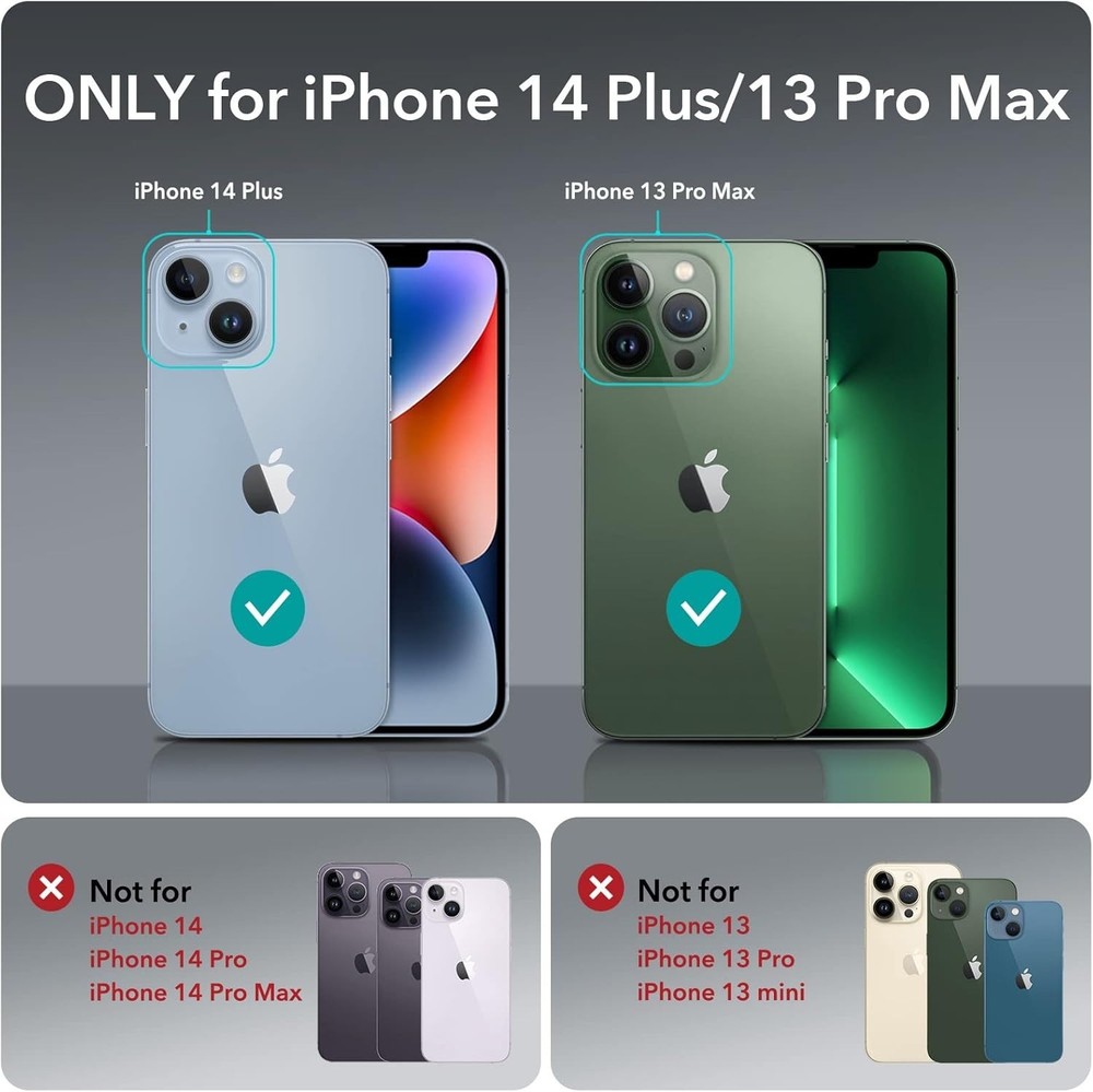 ESR 3 Pack for iPhone 13 Pro Max/iPhone 14 Plus Screen Protector, [9H Hardness]