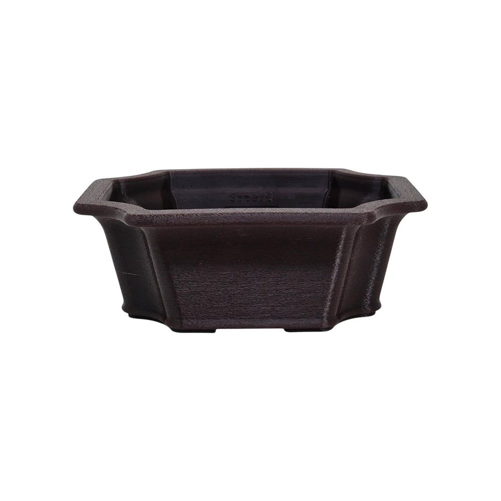 Bonsai Shoes Show Cut Corner Deep Rectangle Training Plastic Pot