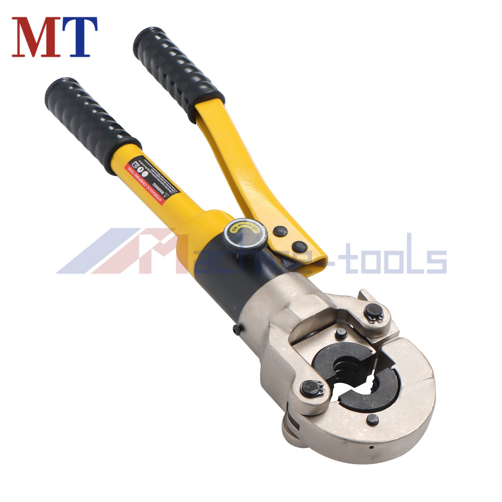 Copper Tube Fittings Crimping Tool w/ 1/2 3/4 & 1-inch Jaw Hydraulic Pipe Cutter