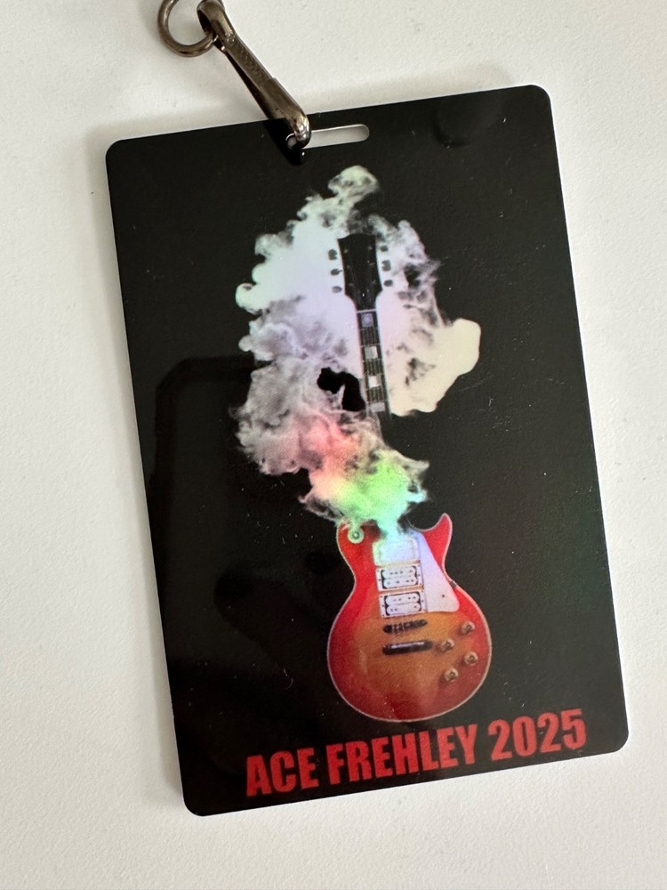 Kiss Ace Frehley Authentic 2025 Backstage Pass Access