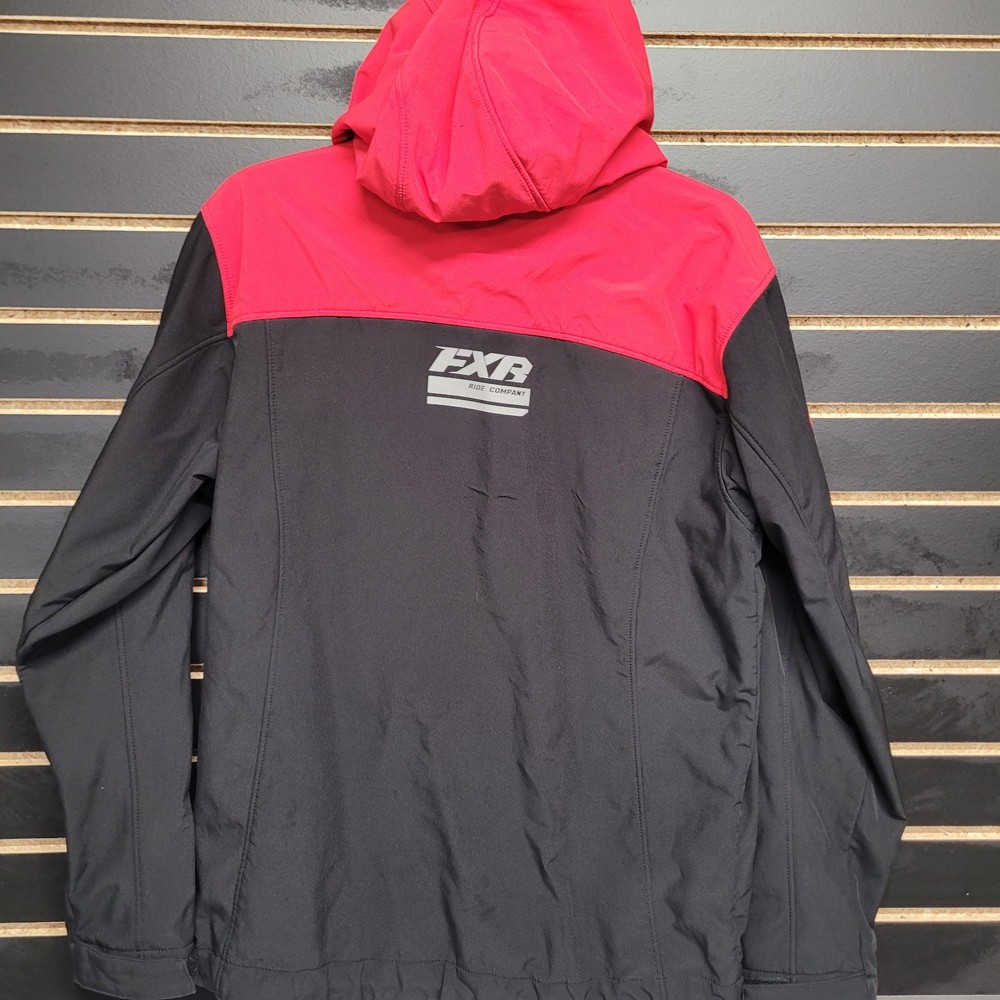 Men's FXR Racing Black/Red Renegade Softshell Jacket Size MEDIUM