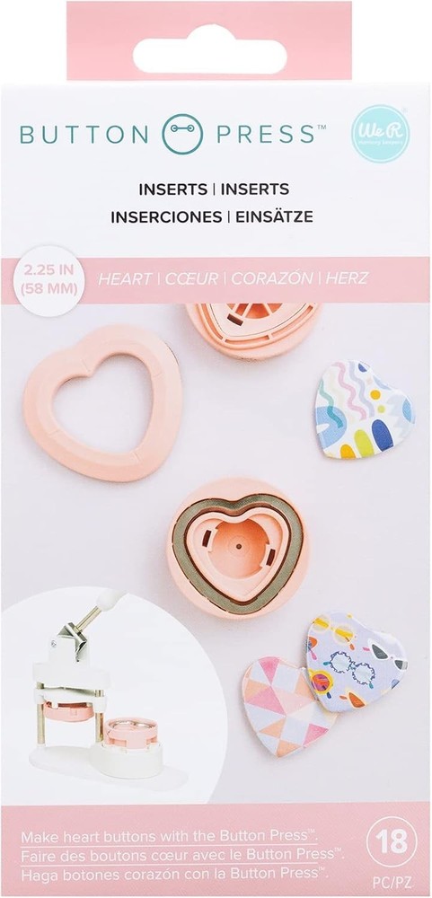 Button Press Heart Accessory