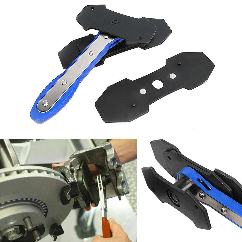 Car Ratchet Brake Piston Spreader Wrench Caliper Pad Install Tool Press Ratchet