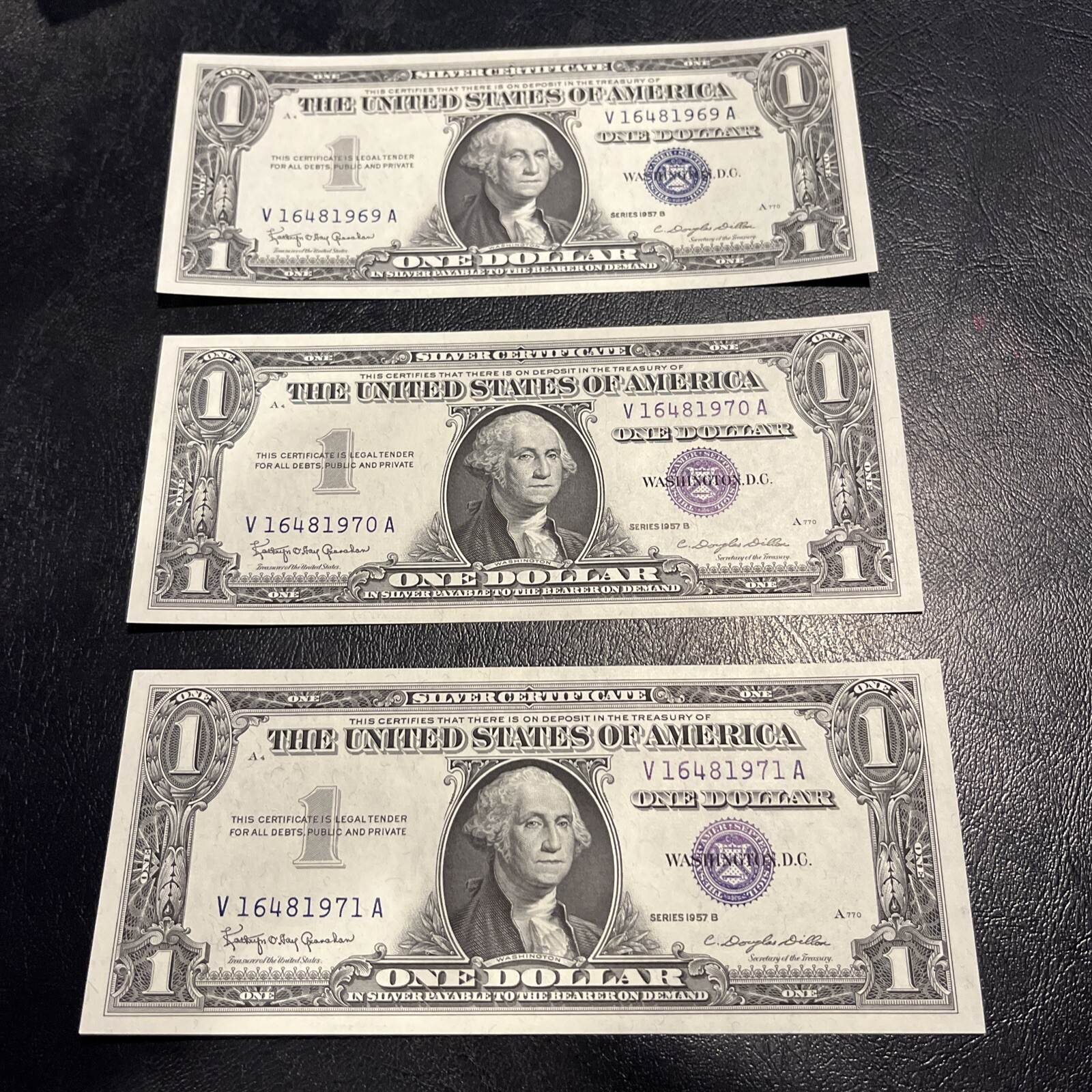 1957 One Dollar ($1) Note • Silver Certificate Bill • Uncirculated • UNC CU CHBU