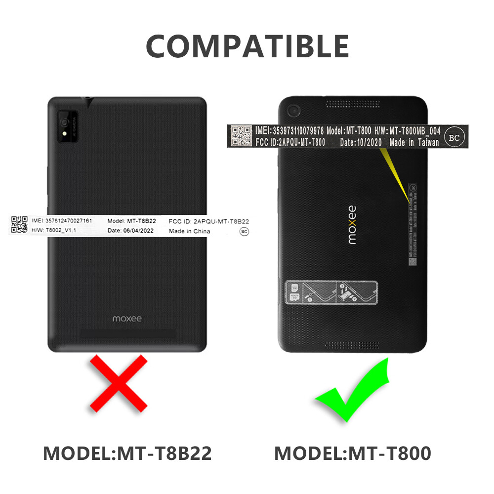 For Moxee Tablet 2 2022 MT-8B22 Case Shockproof Hard Back With Shoulder strap