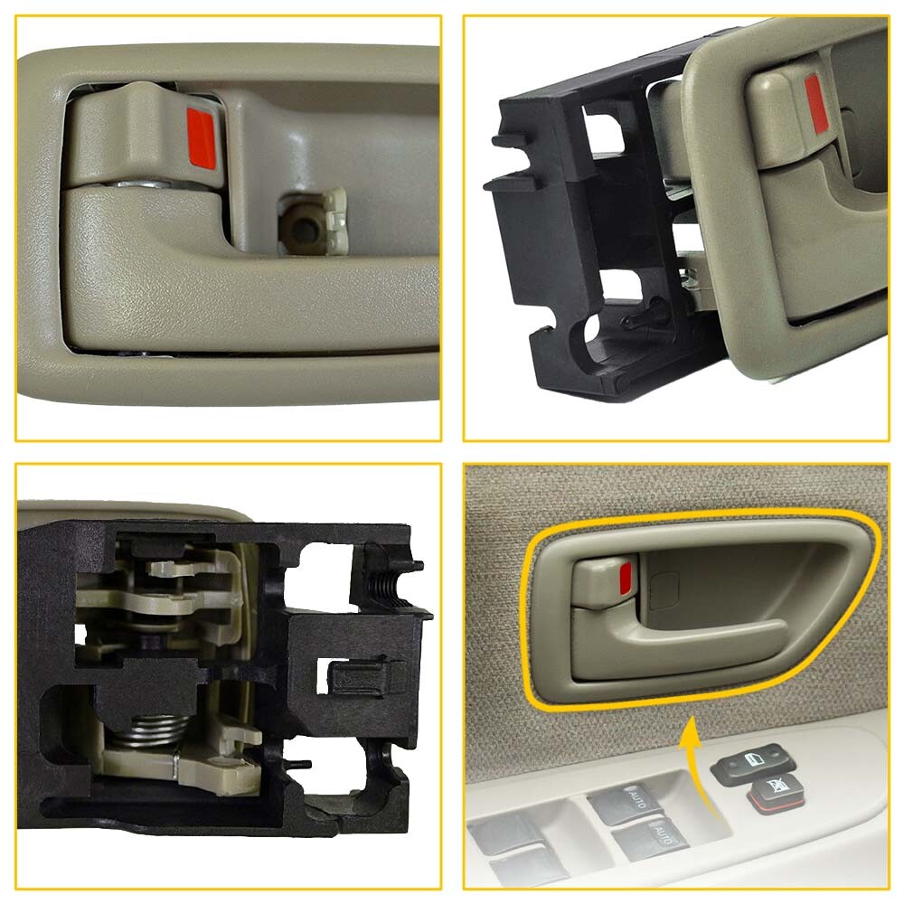 Inside Left Driver Door Handle for Sequoia 01-07 04-06 Tundra Crew Cab EOA