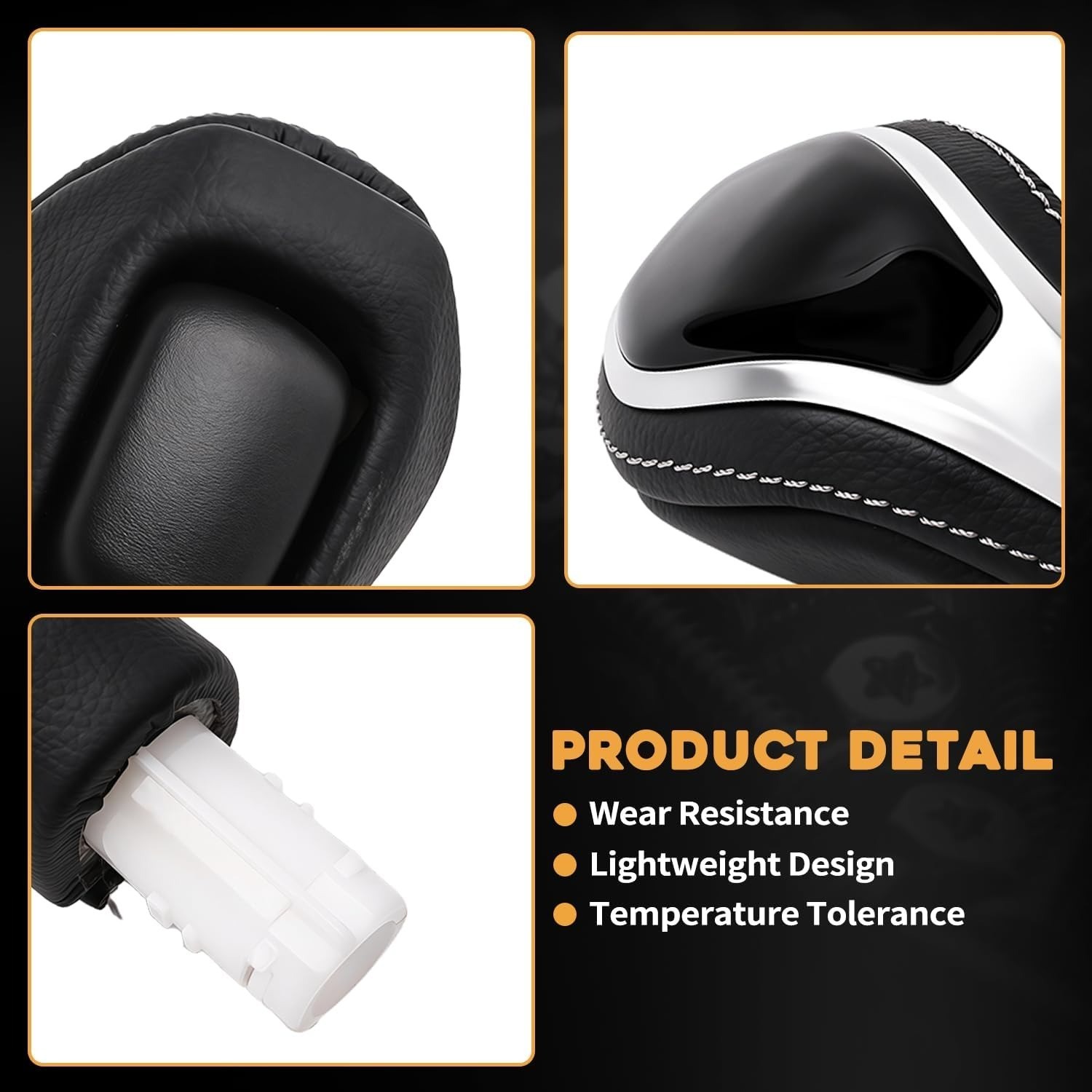 Shift Knob Transmission Gear Handle for 2017 Infiniti Q50 34910-9NF0B