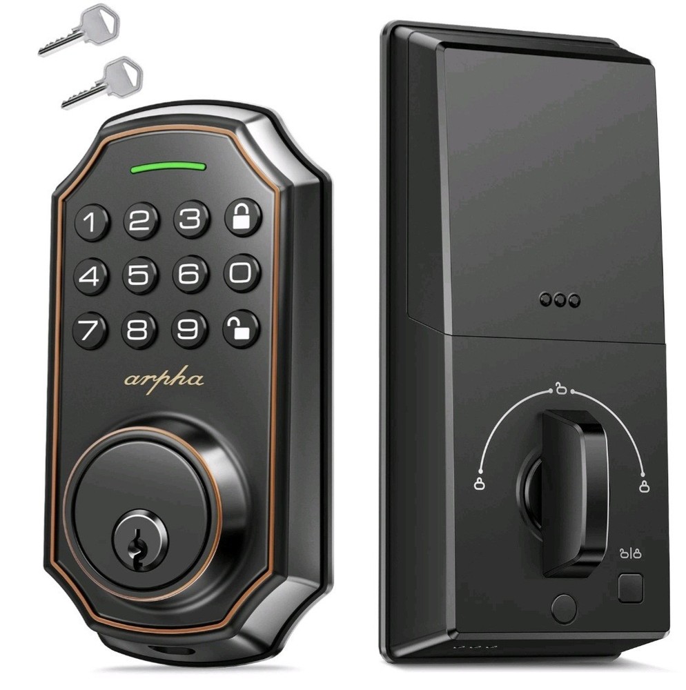 Arpha Keypad Keyless Smart Door Lock Deadbolt D180