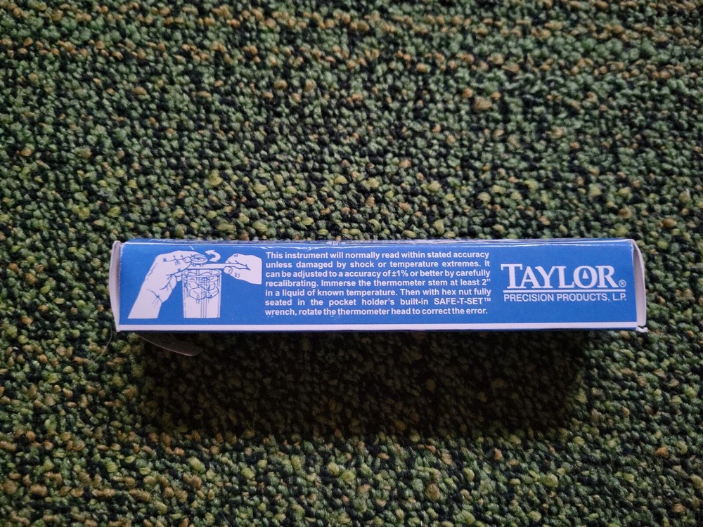 TAYLOR 6092N Dial Pocket Thermometer 5"