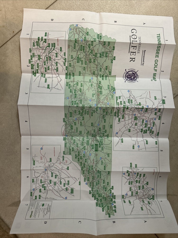 Tennessee Golf Road Map, 2nd Edition