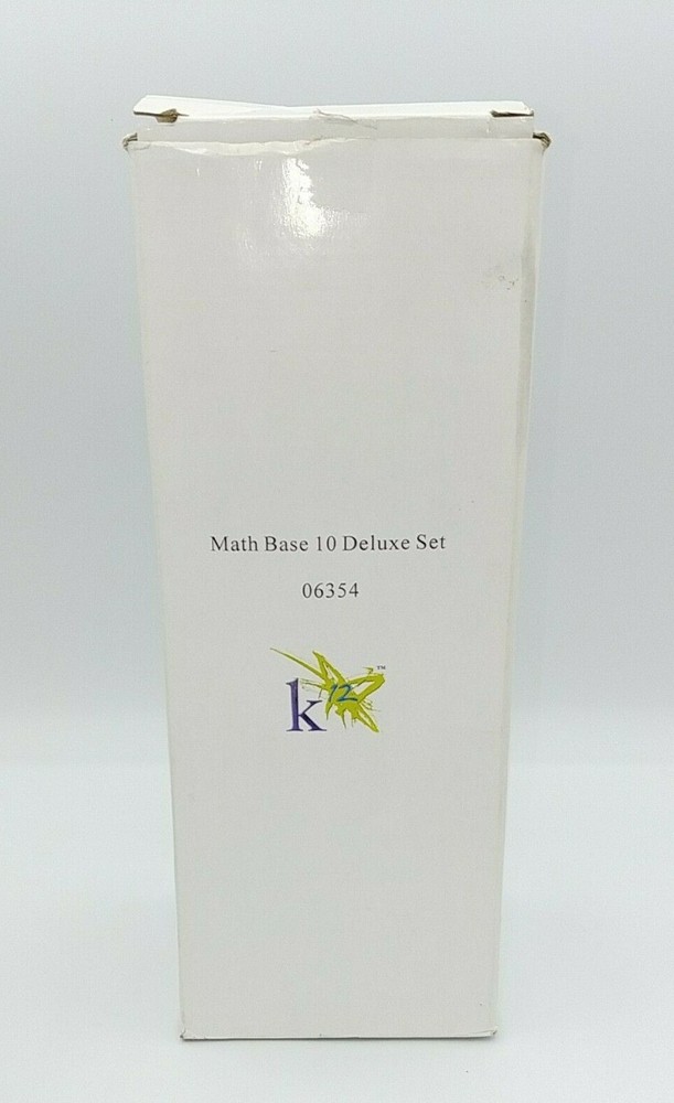 Math Base 10 Deluxe Set Counting Cubes Blocks New In Box