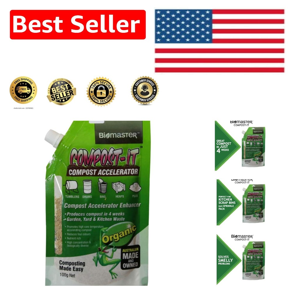 Compost-It 100g Accelerator for Efficient Composting - Ideal for Kitchen Scraps