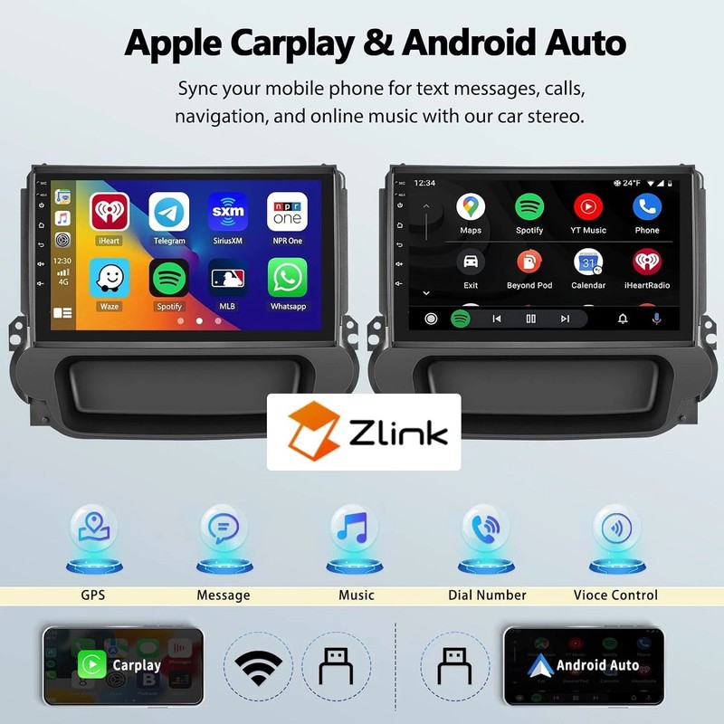 CarPlay For 2012-2014 Chevrolet Malibu Car Radio Stereo 2GB+64GB GPS Head Units
