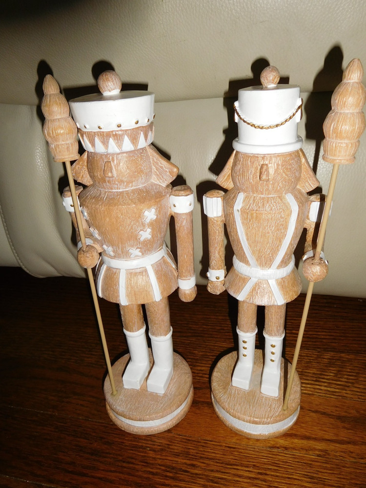 GINGERBREAD NUTCRACKER Statues --  by Home Reflections