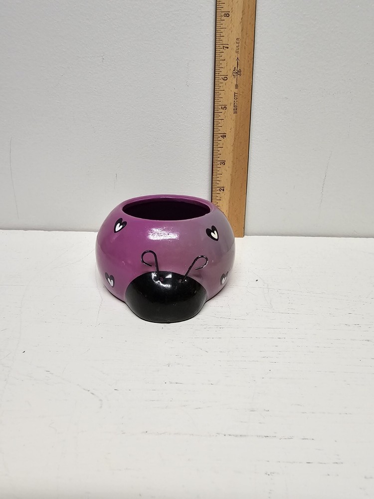 Love Bug Purple Planter