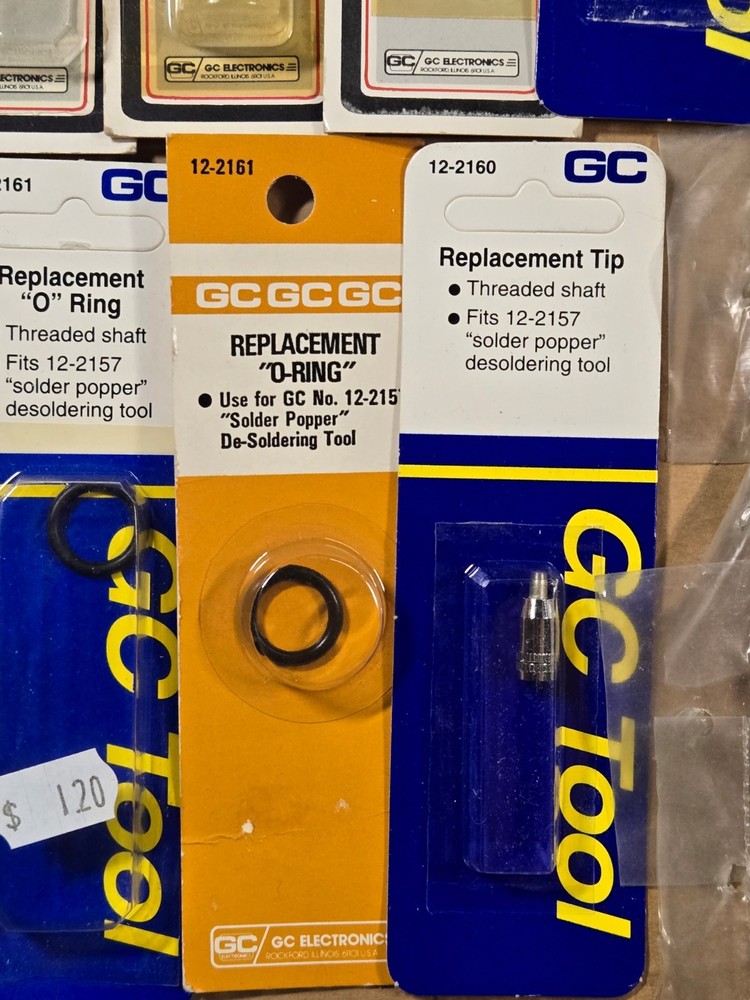 Lot 19 Assorted Replacement Desoldering Station Tips - GC Electronics