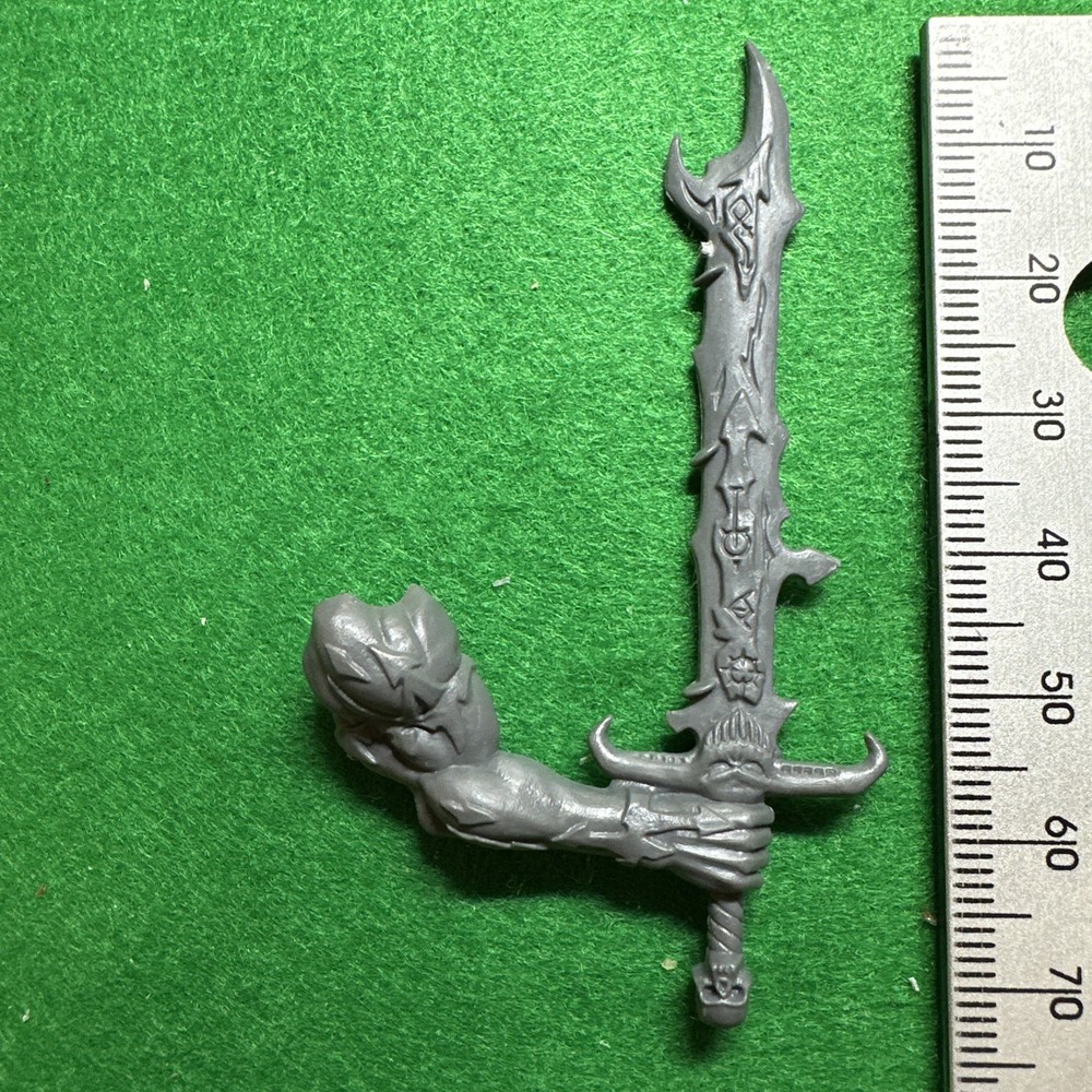 Warhammer 40k Chaos Space Marines Daemon Prince Sword Arm Part Games Workshop 🟢