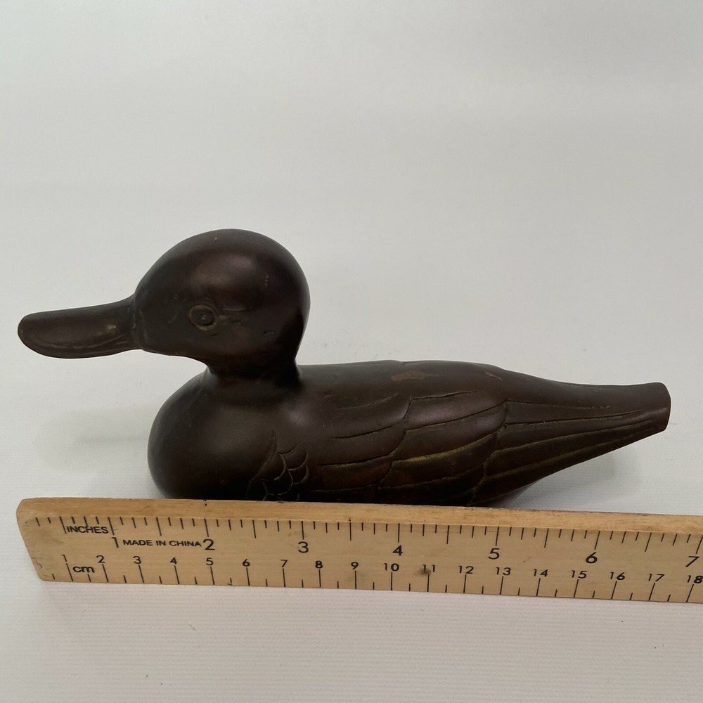 Bronze Figurine Statue Duck