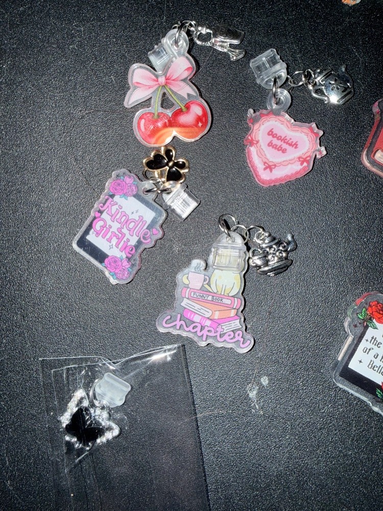 E-Reader Dust Plug Charms