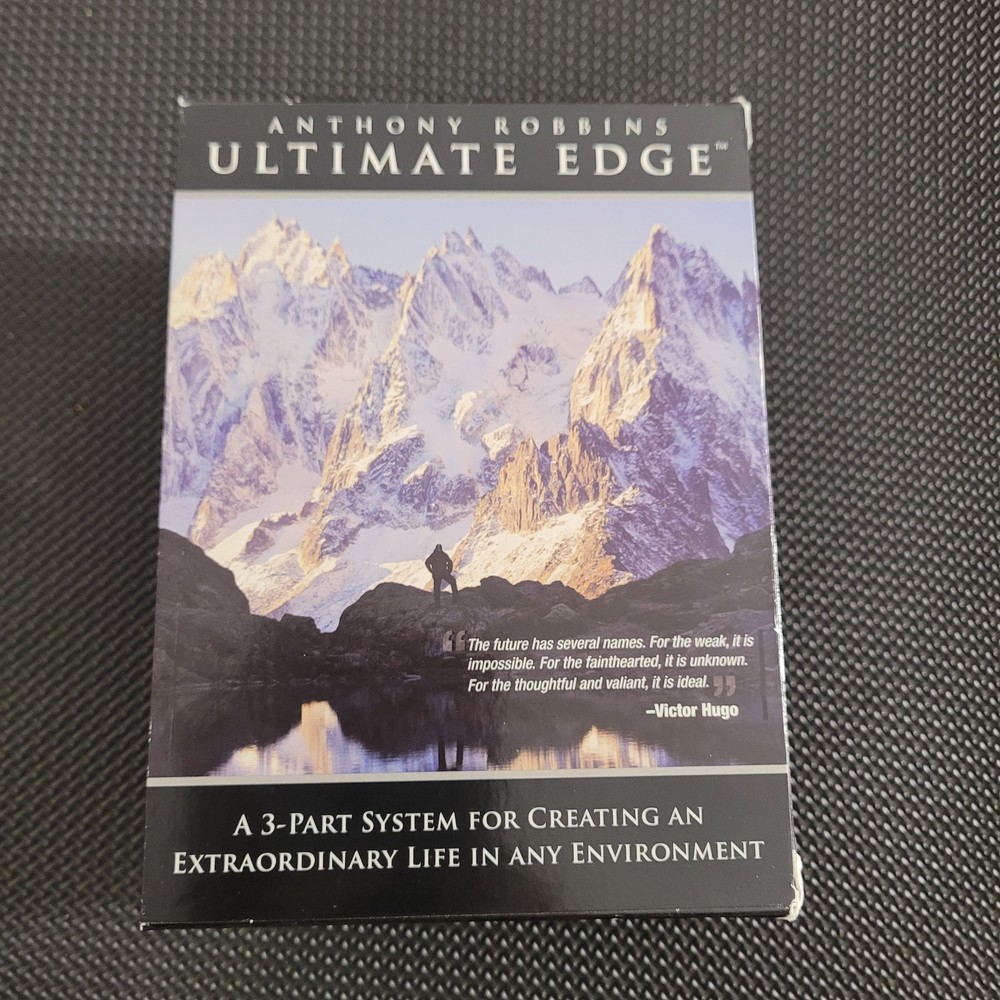 Anthony Robbins Ultimate Edge 3-Part System Box Set Inner Strength Personal Pow…