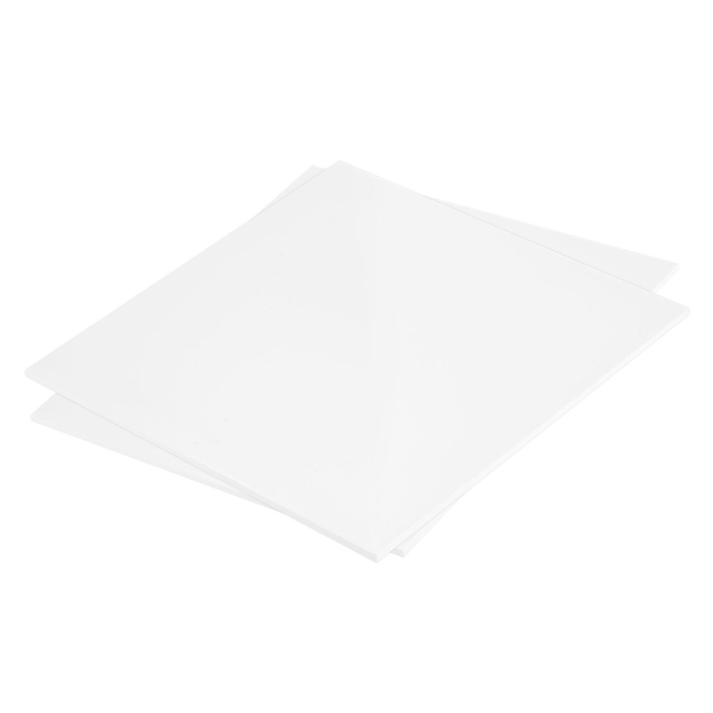 ABS Plastic Sheet 8 " x 8 " x 0.08 " ABS Styrene Sheets White 2 Pcs