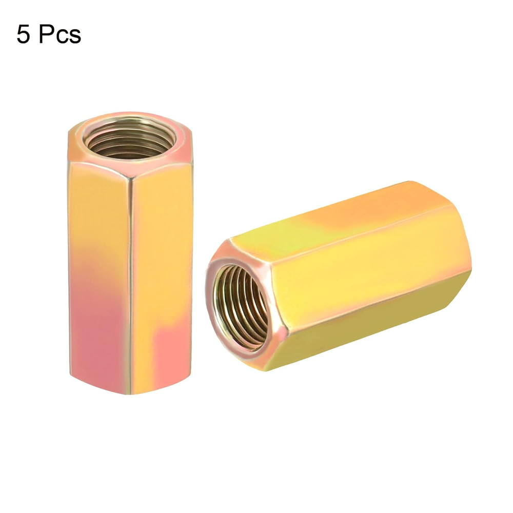 Hex Coupling Nuts M10 X 1Mm Thread 30Mm Length Sleeve Stud Rod Adapters Pipe Con