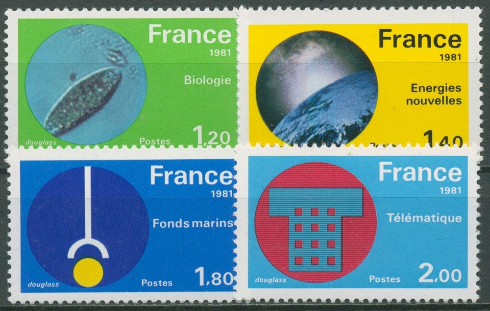 France 1981 Science Engineering 2252/55 MNH